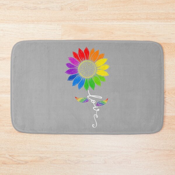 Item preview, Gay Pride Love Sunflower Rainbow Flag LGBTQ Ally LGBT Womens designed and sold by ArleneRowe.