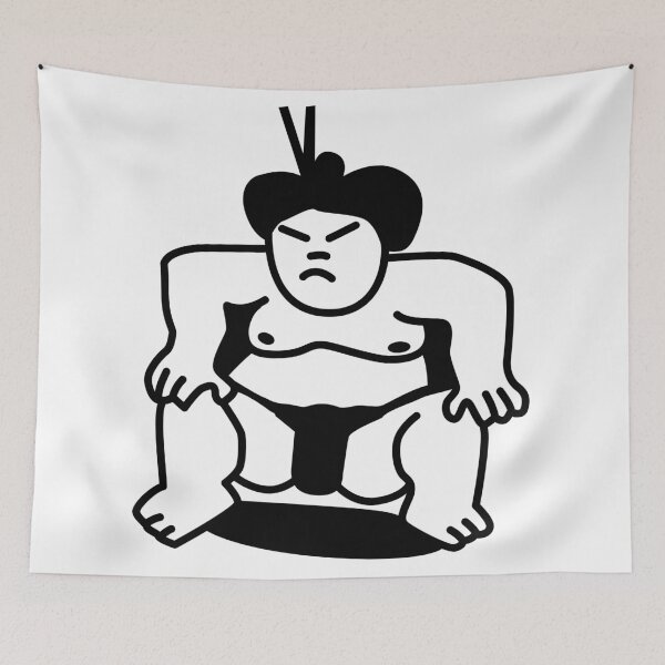 Item preview, Angry Sumo Tattoo Flash designed and sold by villacruz.