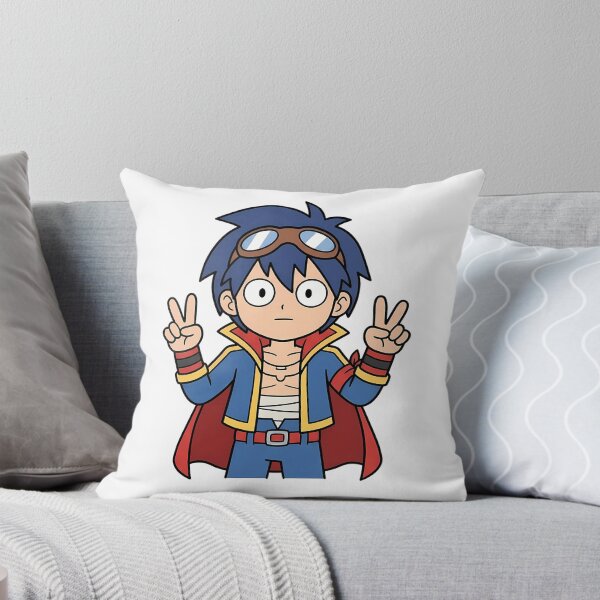Artikelvorschau, Simon Gurren Lagann Lustige Doppelfriedenspose entworfen und verkauft von earlobejerk.
