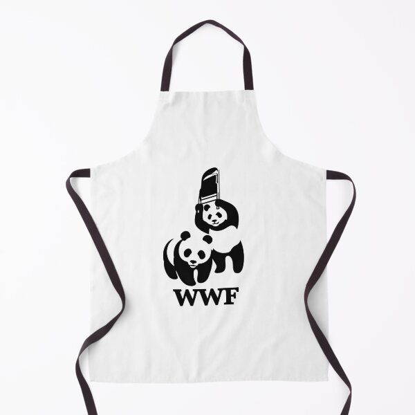 Item preview, wwf panda logo inspired minimalist – cute wildlife conservation style artwork designed and sold by Rumki Das.