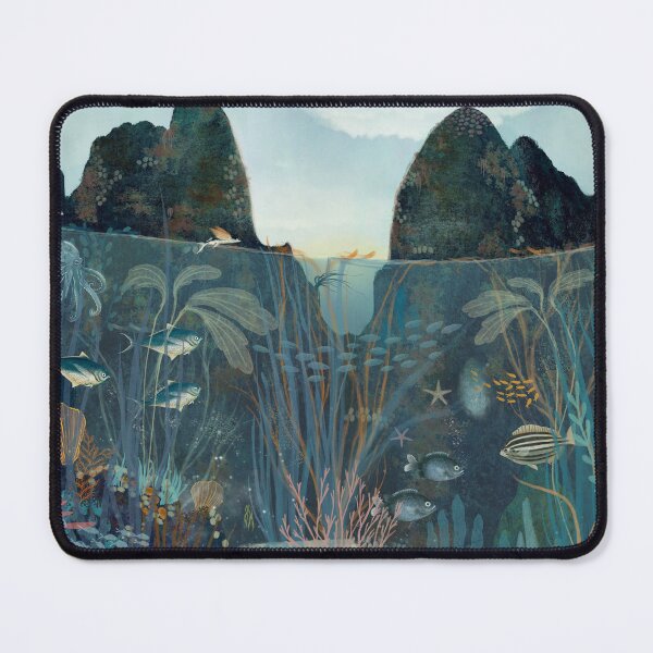 Item preview, Above and Below Ocean Sea Life Educational Illustration designed and sold by Katherine Quinn Illustration.