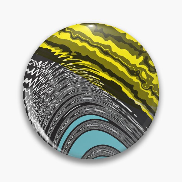 Item preview, Vibrant Op Art Ocean Waves in Abstract Style designed and sold by cremedecolor.