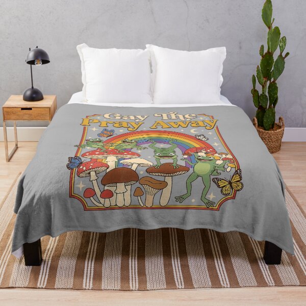 Item preview, Gay The Pray Away Funny Pride LGBTQ Frog Rainbow designed and sold by ArleneRowe.