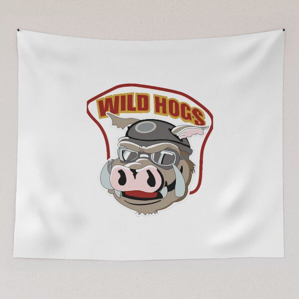 Item preview, wild hogs logo designed and sold by Rumki Das.