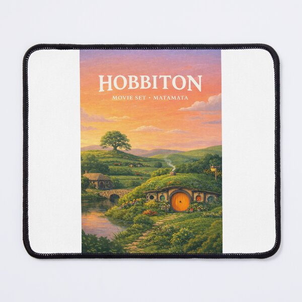 Item preview, Hobbiton Movie Set Matamata Waikato Rolling Hills and Hobbit Holes designed and sold by Places On Earth.
