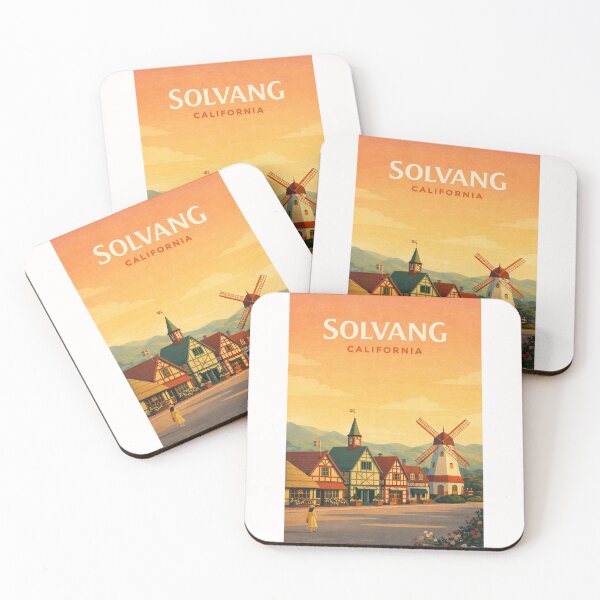 Item preview, Historic Solvang California Danish Village Windmill and Mission Style Streets designed and sold by Places On Earth.