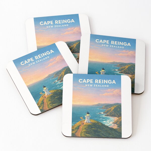 Item preview, Cape Reinga Lighthouse Northland Coastal Cliffs and Tasman Sea Views designed and sold by Places On Earth.