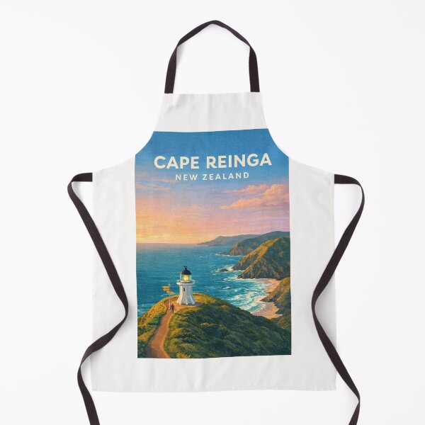Item preview, Cape Reinga Lighthouse Northland Coastal Cliffs and Tasman Sea Views designed and sold by Places On Earth.