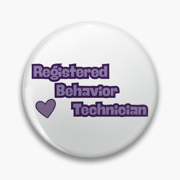 Item preview, Registered Behavior Technician purple designed and sold by b-keys.
