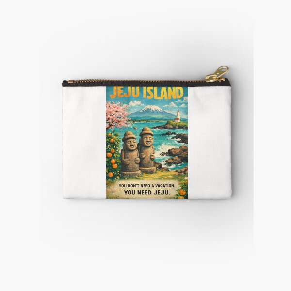 Item preview, Jeju Island South Korea Dol Hareubang Hallasan and Coastal Landscape designed and sold by Places On Earth.