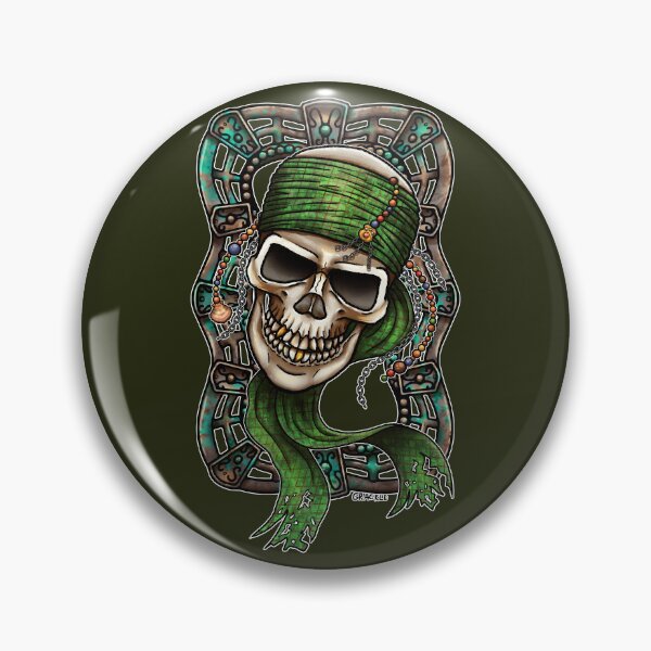 Item preview, Pirate's Portrait (Green Version) designed and sold by JanGrackle.