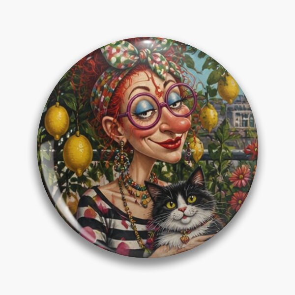 Item preview, Whimsical Women with Cats designed and sold by Beyond The Canvas.