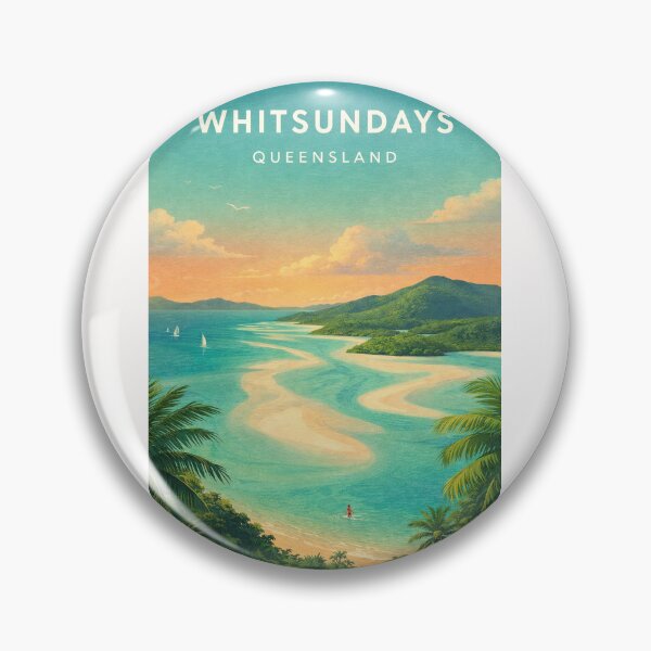 Item preview, Whitsundays Queensland Whitehaven Beach and Great Barrier Reef Coast designed and sold by Places On Earth.