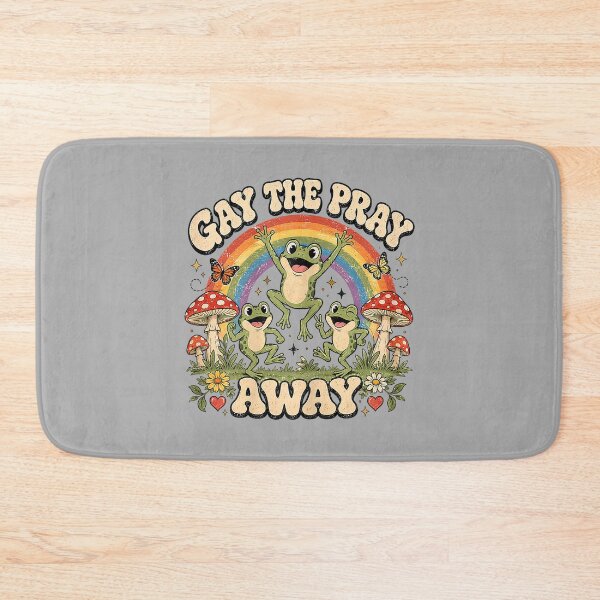 Item preview, Gay The Pray Away Rainbow Funny Meme Frogs LGBT Pride LGBTQ designed and sold by ArleneRowe.