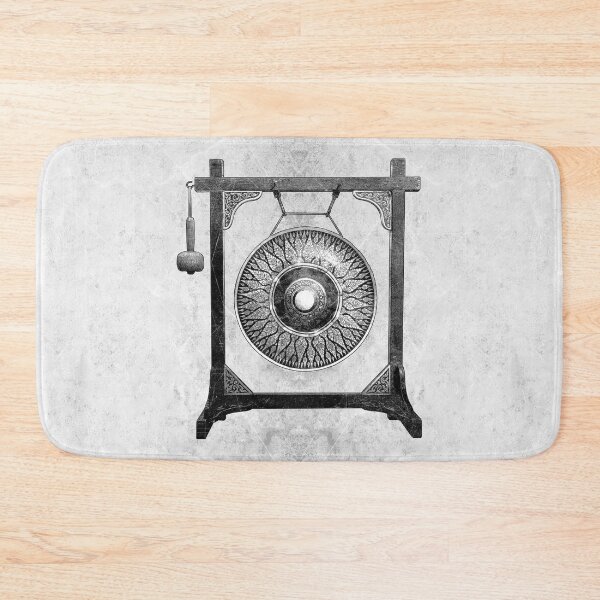 Item preview, Ornate Antique Gong on Carved Frame designed and sold by Ghoul Enterprises.