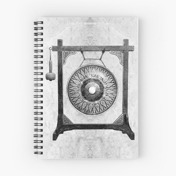 Item preview, Ornate Antique Gong on Carved Frame designed and sold by Ghoul Enterprises.