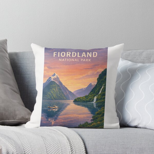 Item preview, Fiordland National Park Milford Sound Fiords and Southern Alps designed and sold by Places On Earth.