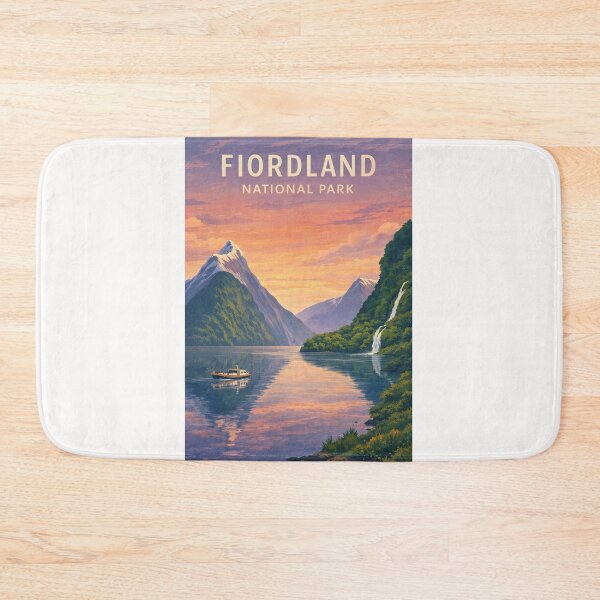 Item preview, Fiordland National Park Milford Sound Fiords and Southern Alps designed and sold by Places On Earth.