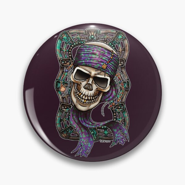Item preview, Pirate's Portrait (Purple Version) designed and sold by JanGrackle.
