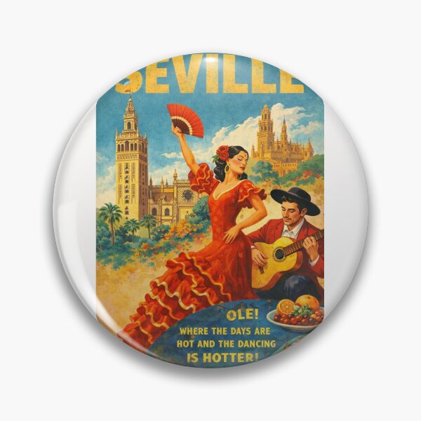 Item preview, Seville Andalusia Plaza de España Giralda and Cathedral Heritage designed and sold by Places On Earth.