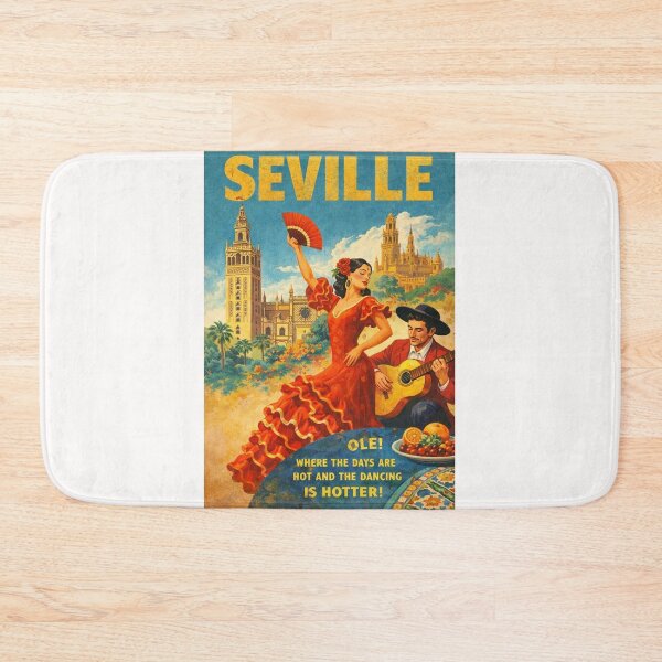Item preview, Seville Andalusia Plaza de España Giralda and Cathedral Heritage designed and sold by Places On Earth.