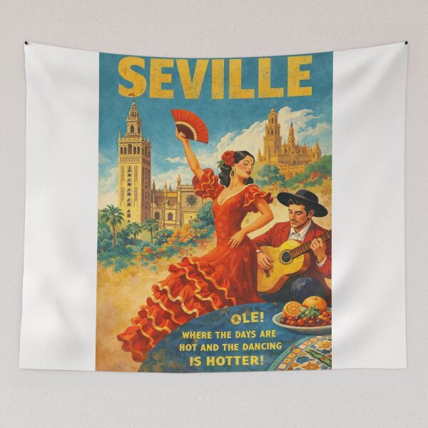 Item preview, Seville Andalusia Plaza de España Giralda and Cathedral Heritage designed and sold by Places On Earth.
