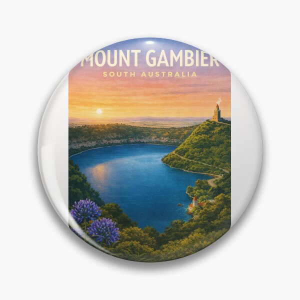 Item preview, Mount Gambier Blue Lake South Australia Volcanic Crater Landscape designed and sold by Places On Earth.