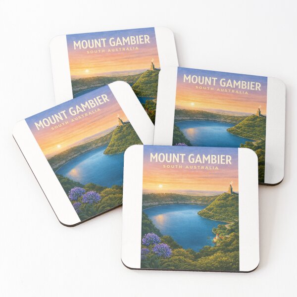 Item preview, Mount Gambier Blue Lake South Australia Volcanic Crater Landscape designed and sold by Places On Earth.