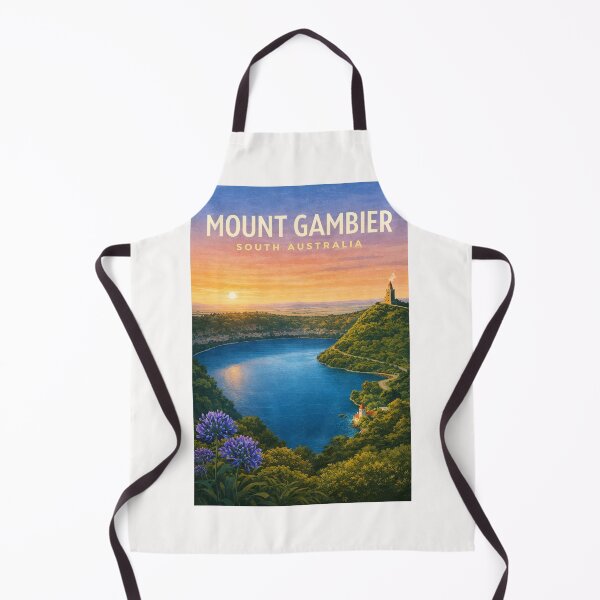 Item preview, Mount Gambier Blue Lake South Australia Volcanic Crater Landscape designed and sold by Places On Earth.