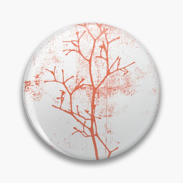 Item preview, Minimalist Bare Tree Wall Art | Rustic Botanical Silhouette Print | Pastel Coral Nature Decor | Abstract Woodland Artwork designed and sold by SWSandraWechner.