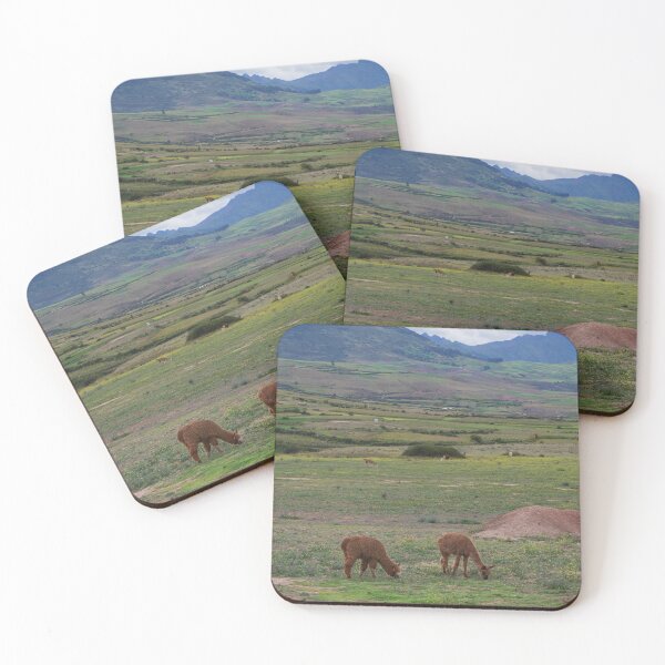 Item preview, Grazing Llamas in Peru designed and sold by olivia-wilbur.