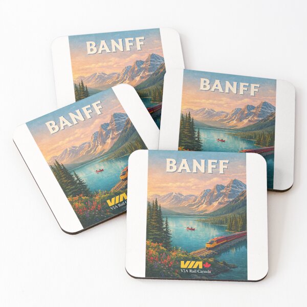 Item preview, Banff National Park Canadian Rockies Lake and VIA Rail Journey designed and sold by Places On Earth.