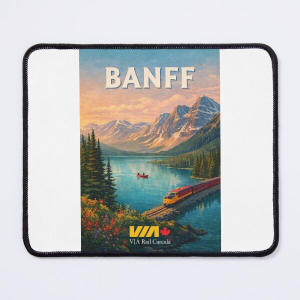 Item preview, Banff National Park Canadian Rockies Lake and VIA Rail Journey designed and sold by Places On Earth.