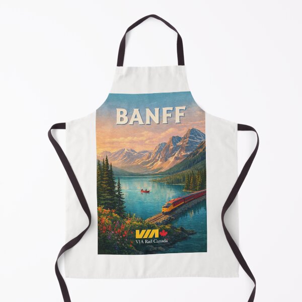 Item preview, Banff National Park Canadian Rockies Lake and VIA Rail Journey designed and sold by Places On Earth.