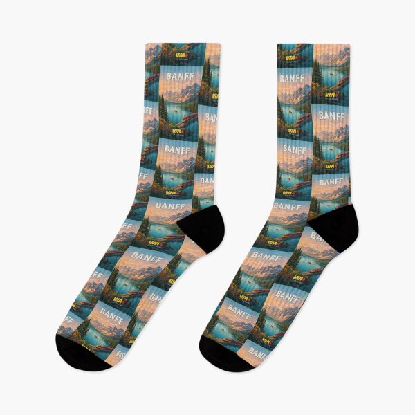 Item preview, Banff National Park Canadian Rockies Lake and VIA Rail Journey designed and sold by Places On Earth.