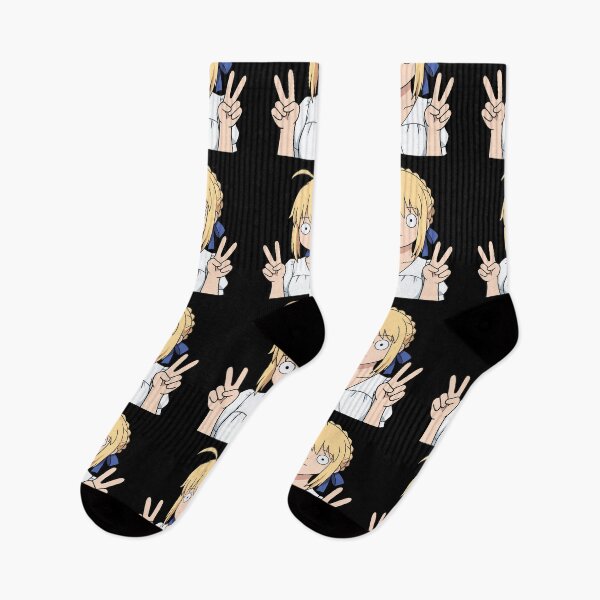 Item preview, Saber Fate Stay Night White Casual Double Peace designed and sold by earlobejerk.