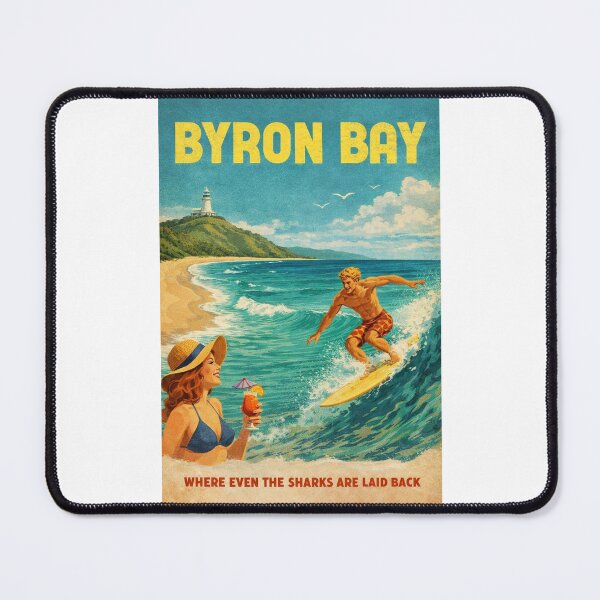 Item preview, Byron Bay Cape Byron Lighthouse and New South Wales Surf Coast designed and sold by Places On Earth.