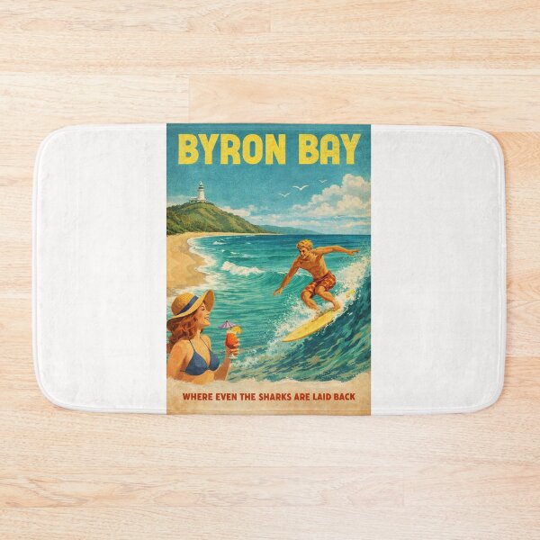 Item preview, Byron Bay Cape Byron Lighthouse and New South Wales Surf Coast designed and sold by Places On Earth.
