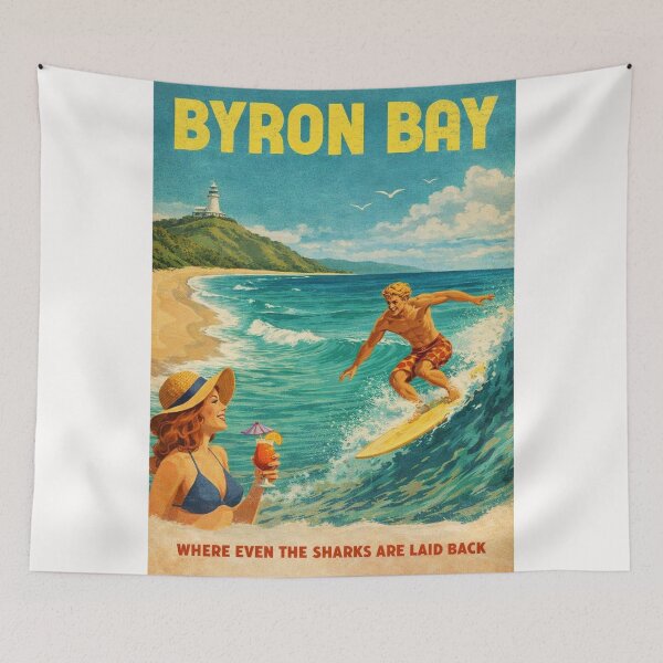 Item preview, Byron Bay Cape Byron Lighthouse and New South Wales Surf Coast designed and sold by Places On Earth.