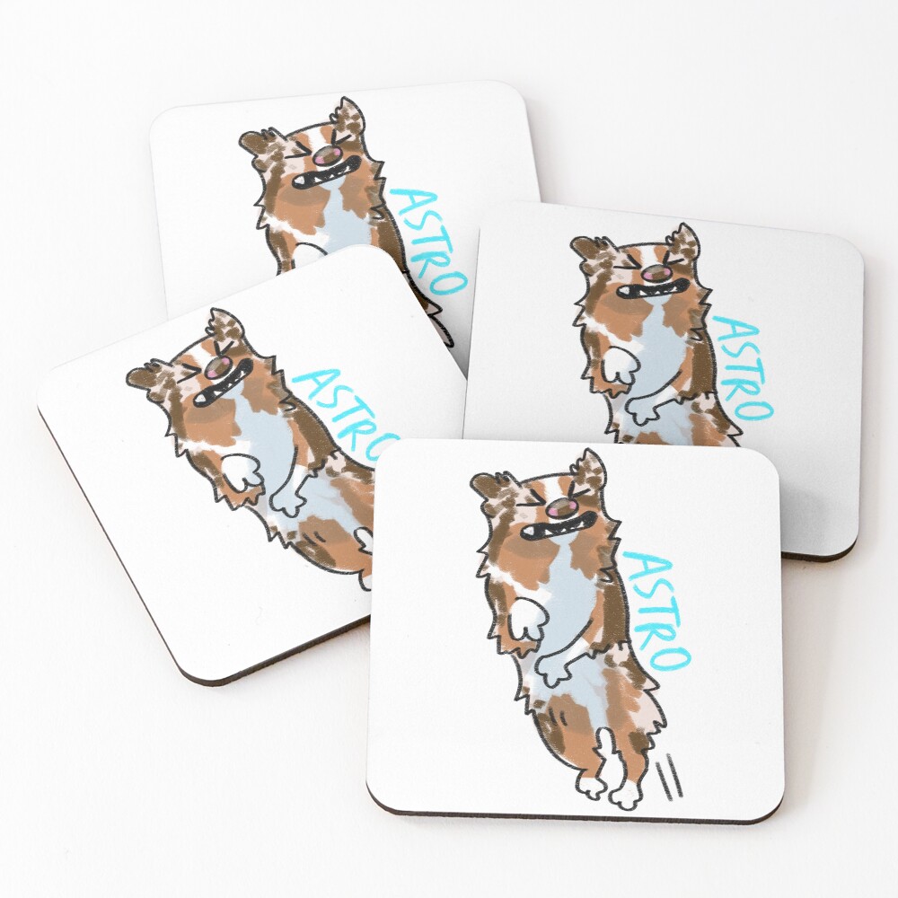 Item preview, Coasters (Set of 4) designed and sold by PerryPaws.