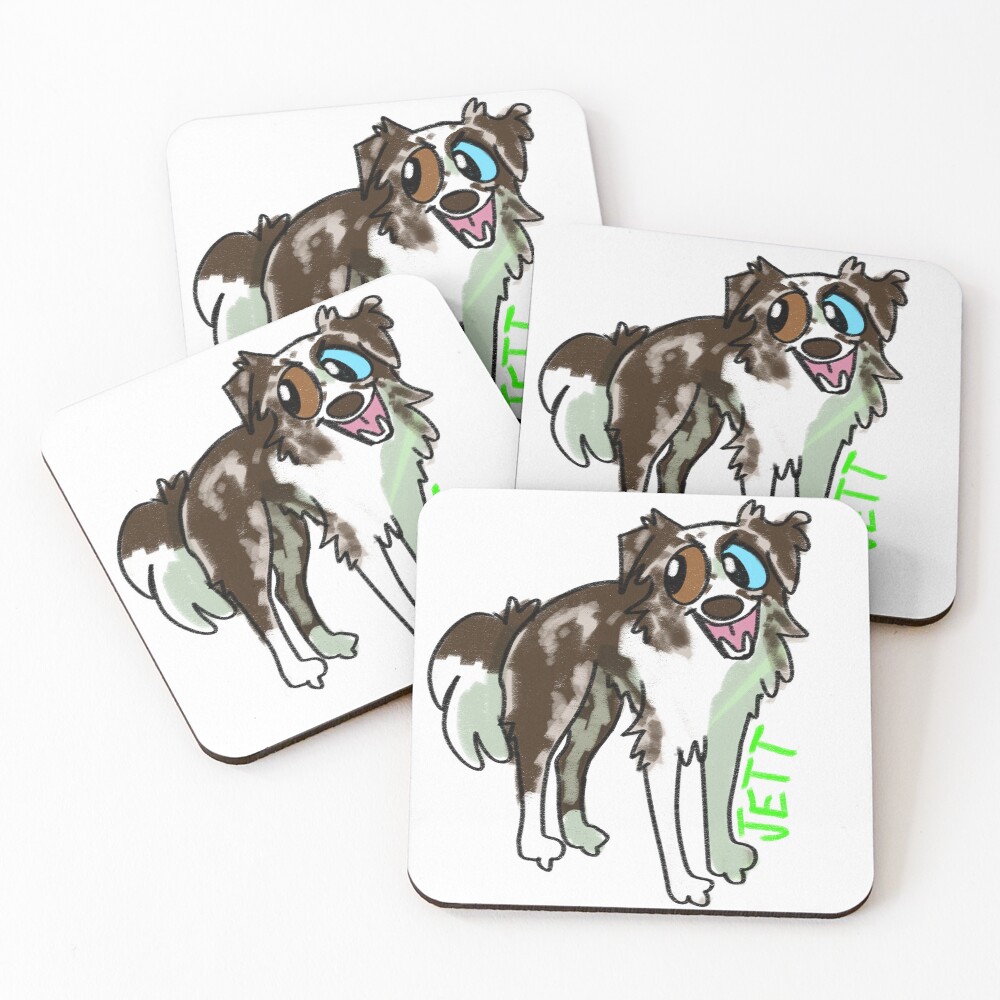 Item preview, Coasters (Set of 4) designed and sold by PerryPaws.