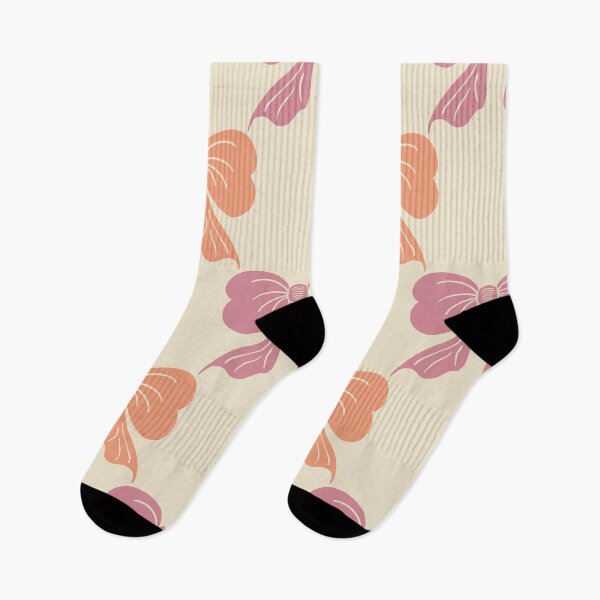 Item preview, Large Coquette Mauve Peach Bows on Cream Trellis designed and sold by DColourMuse.