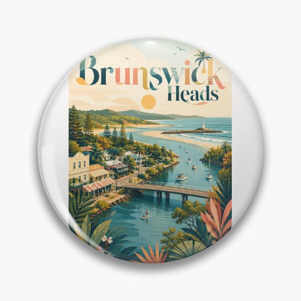 Item preview, Brunswick Heads Brunswick River and Cape Byron New South Wales designed and sold by Places On Earth.