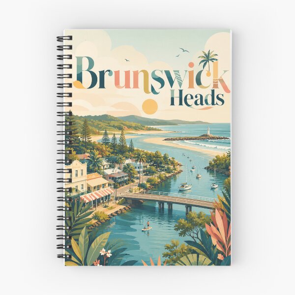 Item preview, Brunswick Heads Brunswick River and Cape Byron New South Wales designed and sold by Places On Earth.