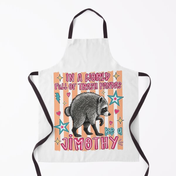 Item preview, En un mundo lleno de mapaches basura, sé un mapache preppy rayado como Jimothy. designed and sold by jackelmbradyt.
