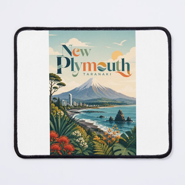 Item preview, New Plymouth Mount Taranaki Coastal Panorama New Zealand designed and sold by Places On Earth.