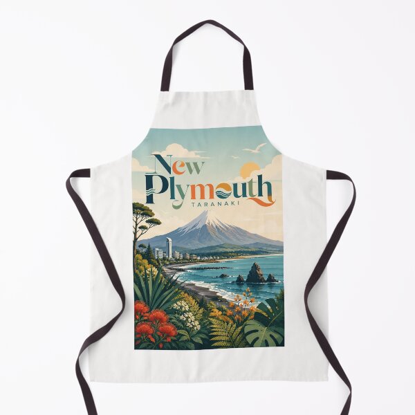 Item preview, New Plymouth Mount Taranaki Coastal Panorama New Zealand designed and sold by Places On Earth.