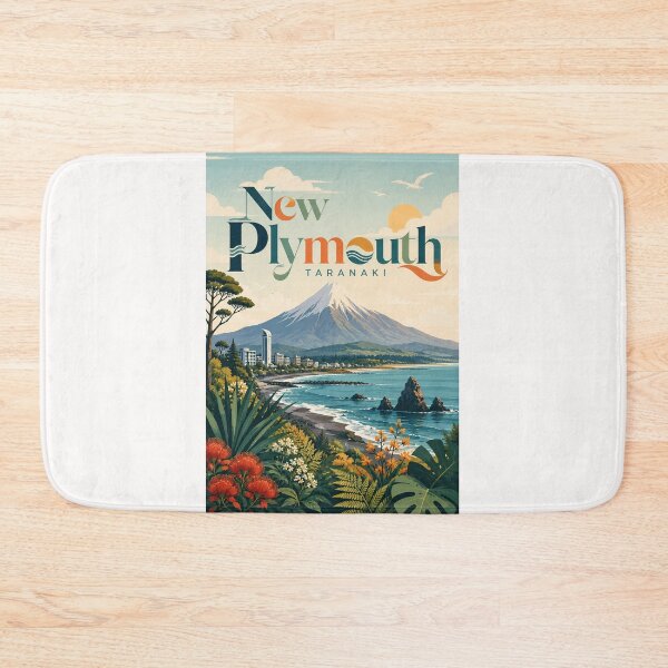 Item preview, New Plymouth Mount Taranaki Coastal Panorama New Zealand designed and sold by Places On Earth.