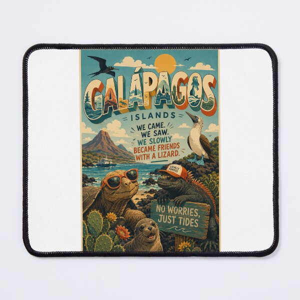 Item preview, Galápagos Islands Ecuador Wildlife and Volcanic Coast designed and sold by Places On Earth.