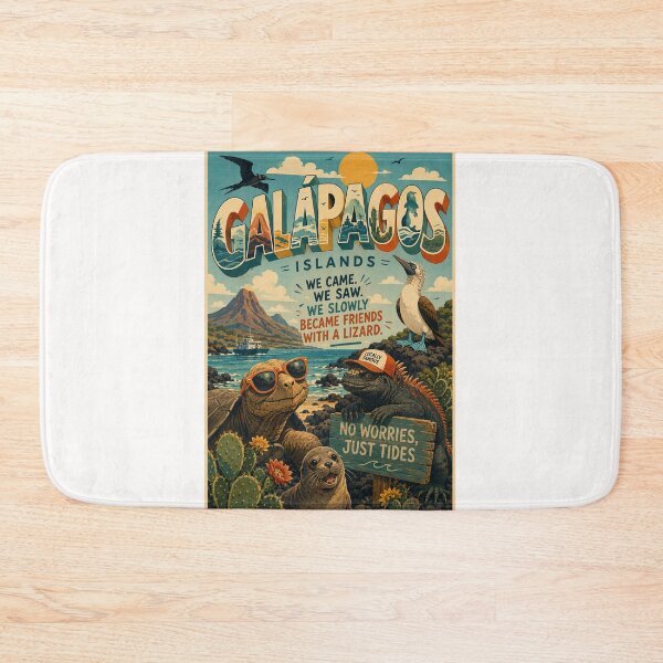 Item preview, Galápagos Islands Ecuador Wildlife and Volcanic Coast designed and sold by Places On Earth.